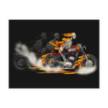 Death Metal Riders Motorcycle Art postcards