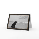 Death of a pet, dog death, sad, dog looking out cards