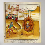Death of Jan Hus posters