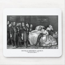 Death Of President Lincoln Mousepads