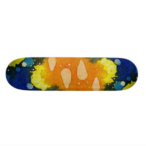 Death Polychromoptic Custom Skate Board
