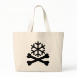 Death Snow Flake Bones crossed bags