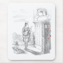 Death Stalks Young Lovers Mousepad