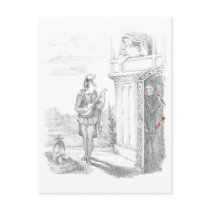 Death Stalks Young Lovers Post Cards