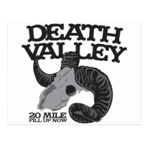 DEATH VALLEY POST CARD
