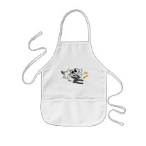 Death'head above hard disc opened aprons