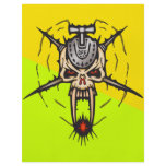 Deathly Cyber Skull On Flyers
