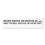 Deaths Door Bumper Sticker