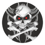 Death's Skull and Crossbones stickers