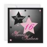 Debutant Star Sweet Sixteen-Cust. Personalised Invites