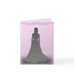 Debutante in Silhouette Thank You cards