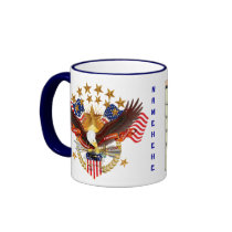 Dec 2011 Patriotic Calendar Mug Please See Notes