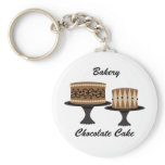 Decadent Chocolate Cakes Keychains