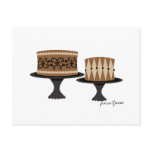 Decadent Chocolate Cakes Post Card