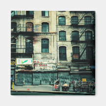 Decay on Canal Street, Chinatown Fridge Magnets