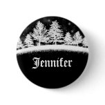 December Company Party Name Tags Black buttons