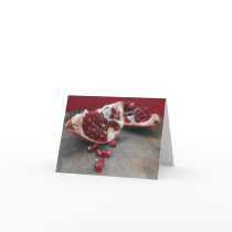 December Pomegranate Greeting Cards