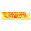 DECISION TIME IS COMMIN bumper stickers