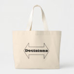 Decisions Canvas Bag
