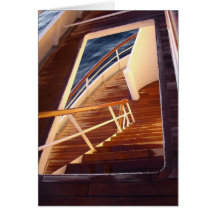 Deck at Sunrise Greeting Card