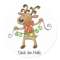 Deck the Halls Sticker