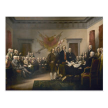 Declaration of Independence - 1819 Post Card