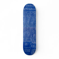 Declaration of Independence blue Skate Decks