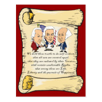 Declaration of Independence postcards