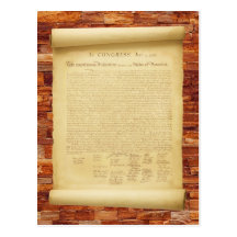 Declaration of Independence Postcard