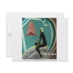 Deco Christmas invitations