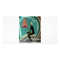 Deco Christmas Photo Card