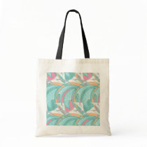 Deco Curves Canvas Bags