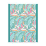 Deco Curves Postcard