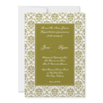 Deco Damask Personalized Invite