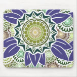 Deco Fandango in Green and Grape Mousepads