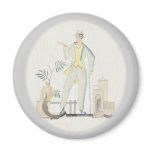 Deco Man with Walking Stick magnets