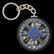 deco medallion keychains