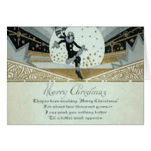Deco Merry Christmas Card