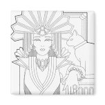 Deco Priestess magnets