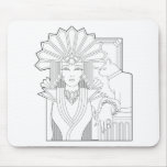 Deco Priestess mousepads