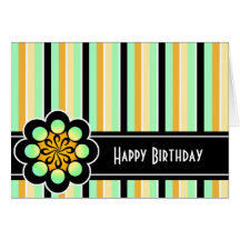 Deco Retro Birthday Card 2