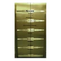 Deco Style Elevator Business Card Templates