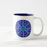Decorated Blue Mandala Coffee Mug