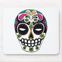 Decorated Sugar Skull mousepads