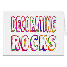 Decorating Rocks Card