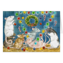 Decorating the Tree Greeting Cards