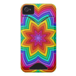 Decorative abstract iPhone 4 case Rainbow Star