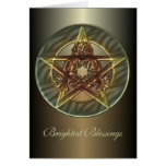 Decorative Autumn Shades Pentacle Cards