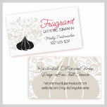 decorative black garlic cooking catering busine... business cards