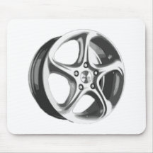 Decorative Car Rim Mousepad